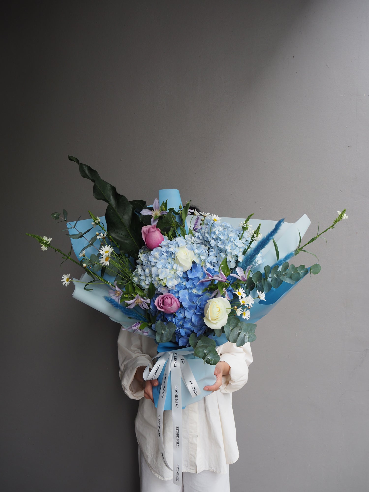 Fresh bouquet of flowers curated by Beyond Merci luxury florist.